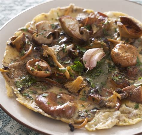 Rif Mountain Omelet With Wild Mushrooms