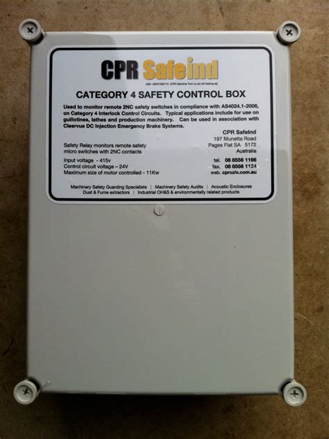 Safeind Category 4 Safety Control Box Cpr Safe