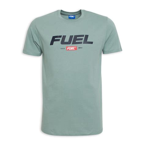 Sage Green Branded T Shirt Fuel