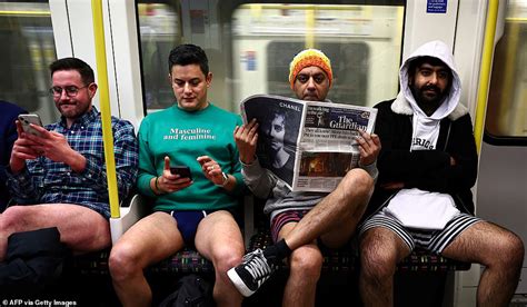 Bare Cheek Of It London S Legendary No Trousers Day Returns As Tube