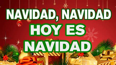 Hoy es Navidad, Navidad, Navidad - pista karaoke con letra - música ...