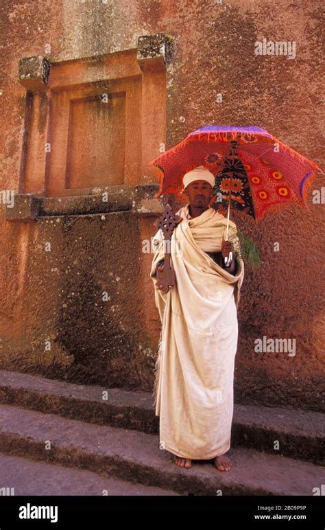 Ethiopia Lalibela Unesco World Heritage Site Church Carved Into Rock