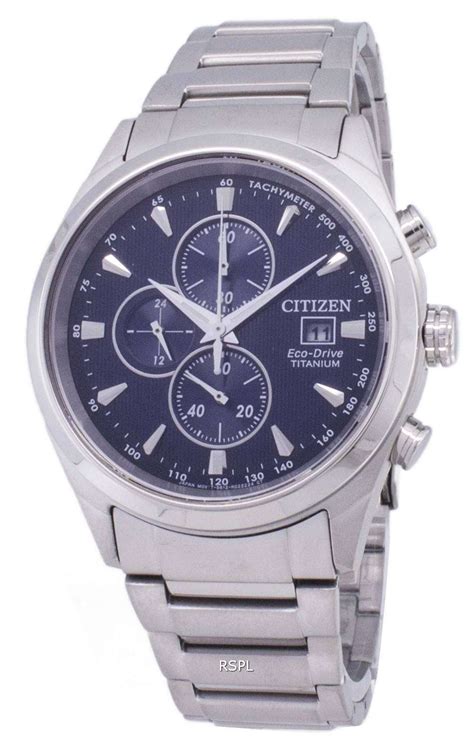 Citizen Eco Drive Ca M Titanium Chronograph Mens Watch