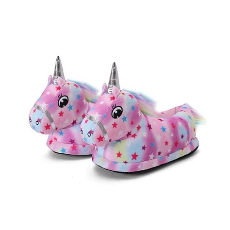 Adulte Pantoufles De Pyjama Kigurumi Licorne Cheval Volant Licorne