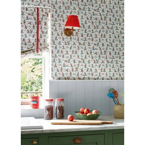 Alice In Wonderland Wallpaper Gumball Green DDIW217285 Sanderson