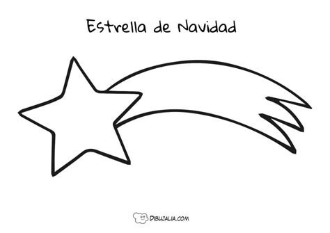 Estrella de Navidad - Dibujo #2403 - Dibujalia