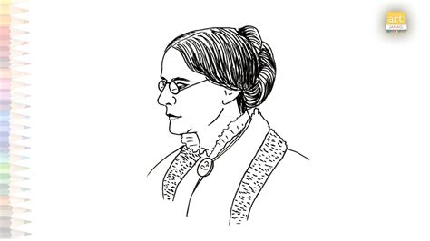 Susan B Anthony Drawings Video Susan B Anthony Easy Sketch How To