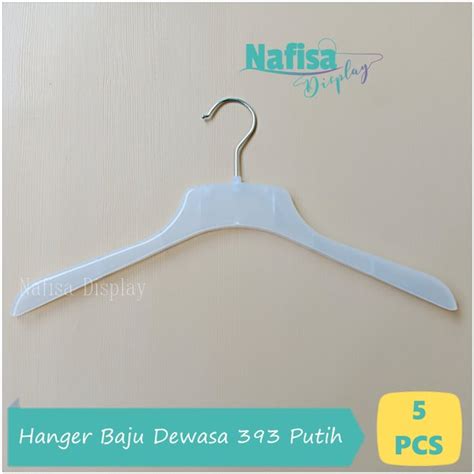 Jual Gantungan Baju Dewasa First Putih Hanger Display Pakaian Di