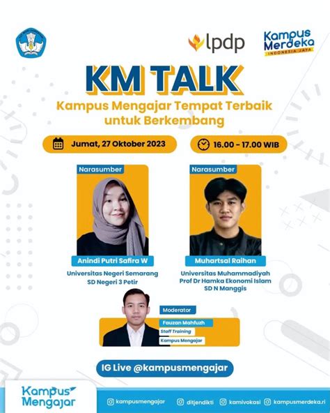 Kampus Mengajar Talk (Kampus Mengajar Tempat Terbaik untuk Berkembang ...