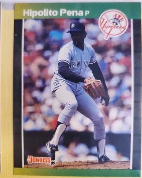 Hipolito Pena 598 Prices Rookie 1989 Donruss Baseball Cards