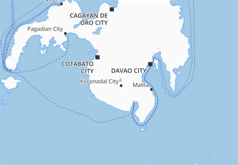 MICHELIN Soccsksargen map - ViaMichelin