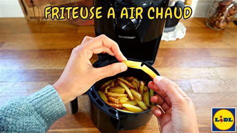 FRITEUSE À AIR CHAUD SILENCIEUSE de LIDL frite œuf gâteau