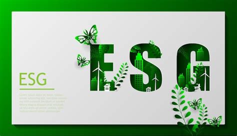 Premium Vector Esg Environmental Social And Corporate Governance