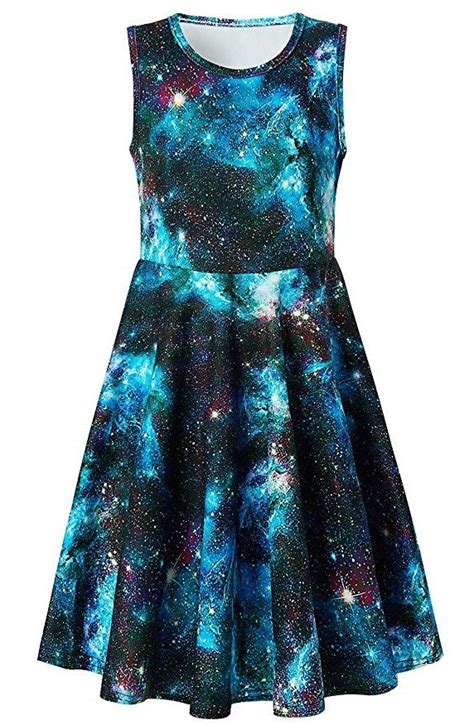 Galaxy Print Dress | A Mighty Girl