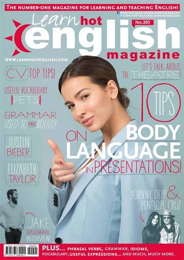 Learn Hot English Magazine 205 Back Issue