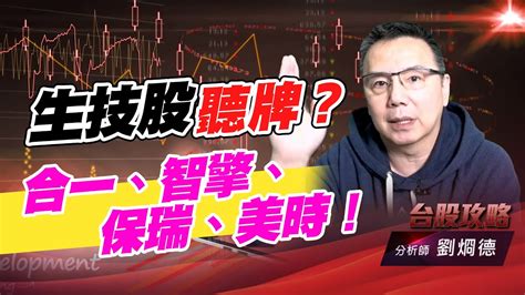 生技股聽牌？合一、智擎、保瑞、美時！｜台股攻略｜劉烱德 Youtube