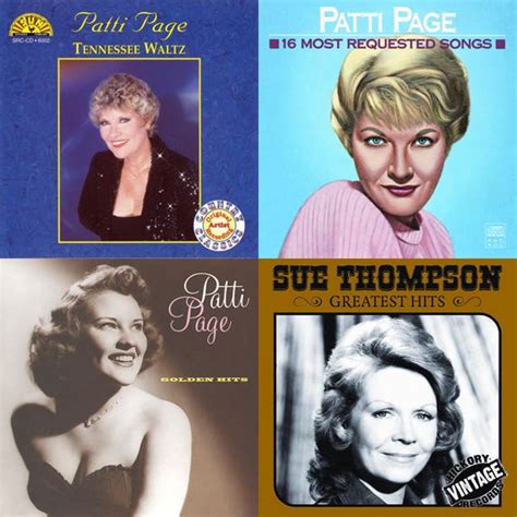 Sue Thompson Patti Page Timi Yuro Brenda Lee Connie Francis Playlist By Velasco101 Spotify