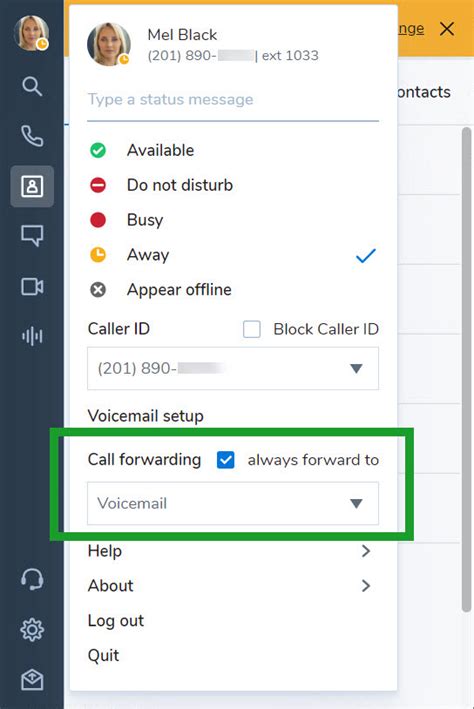 8x8 Work For Desktop—set Up Call Forwarding