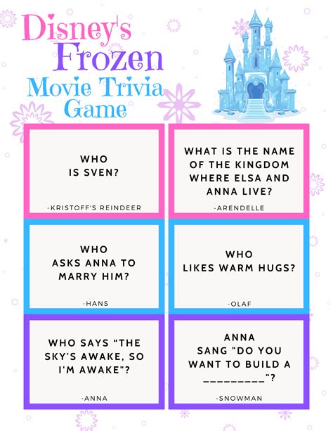 Easy Disney Quiz Questions And Answers Free Disneys Froze