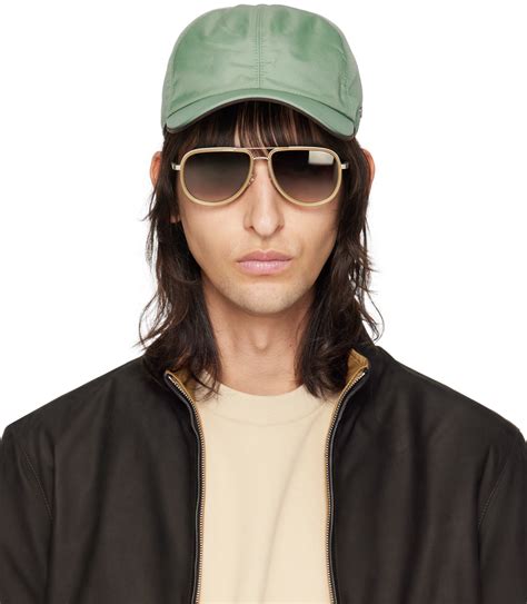 Zegna Green Technical Fabric Baseball Cap Zegna