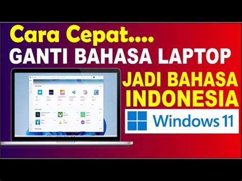 Cara Ganti Bahasa Laptop Windows Jadi Bahasa Indonesia Cara