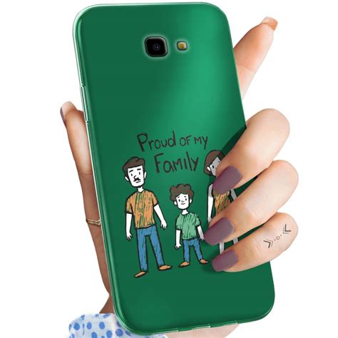 ETUI DO SAMSUNG GALAXY J4 PLUS 2018 WZORY RODZINA FAMILIA DOM OBUDOWA