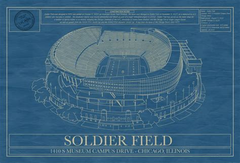 Chicago - Soldier Field - Stadium Blueprint Company