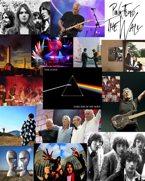 Pink Floyd Collage Digital Art By Galeria Trompiz Pixels