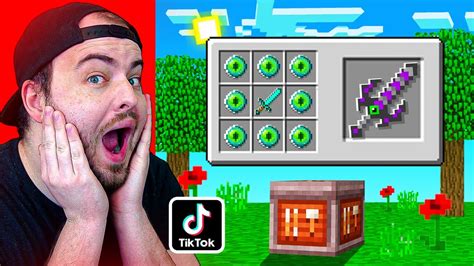 10 Minecraft Tiktok Hacks That Really Work Youtube