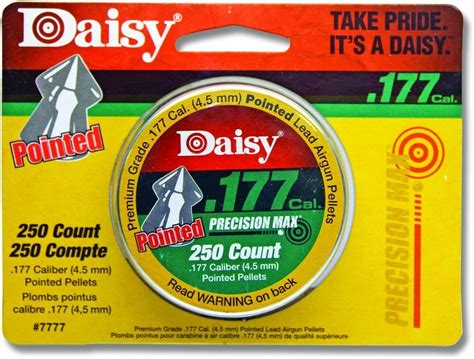 Amazon Daisy Outdoor Products 250 Ct Pointed Field Pellets 177