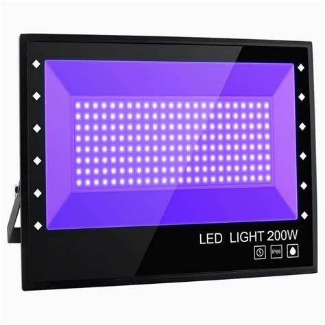 Reflector Luz Negra Ultravioleta Uva Led W Escenario Discoteca Pista