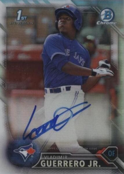 Bowman Chrome Prospects Autographs Refractor Cpa Vg Vladimir