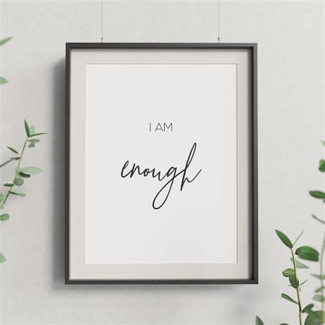 I Am Enough Etsy