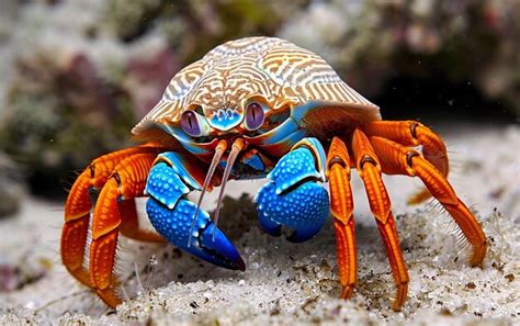 Blue Crab Adventures Premium Ai Generated Image