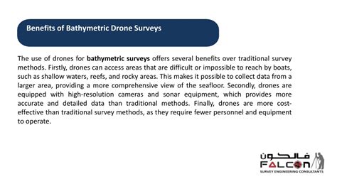 PPT Bathymetric Drone Surveys In Dubai Falcon Surveys Cost Effective