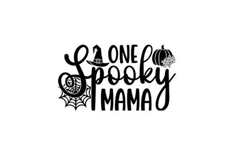 One Spooky Mama Halloween Svg Png Graphic By Mekibuzz Creative Fabrica