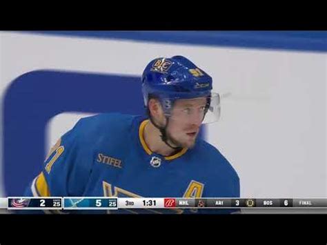 Vladimir Tarasenko scores two goals vs Blue Jackets (15 oct 2022) - YouTube