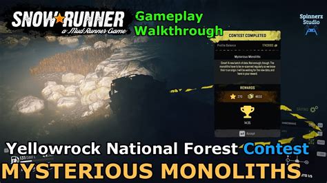 SnowRunner Contest Mysterious Monoliths Yellowrock National Forest