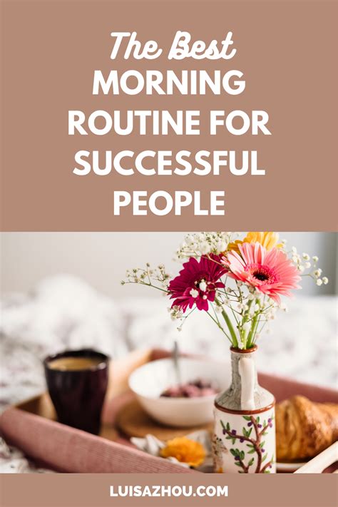 The Best Morning Routine For Successful People Morning Routine Successful People