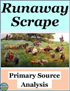 The Runaway Scrape Primary Source Analysis by Stephanie's History Store