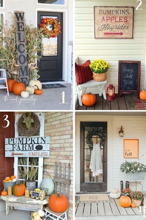 Fall Front Porch Decorating Ideas On A Budget Pretty Colorful Life