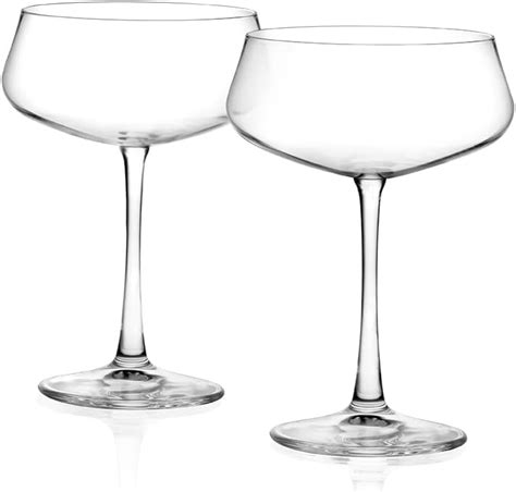 Rcr Cristalleria Italiana Rcr Da Vinci Champagne Saucer Coupe Set Of 2 Champagne Glasses