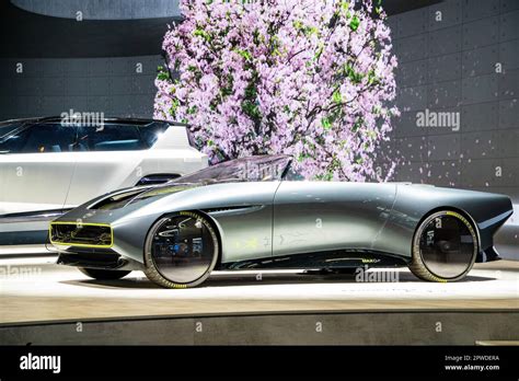 Nissan Max Out Ev Sports Car Concept On Display At The 2023 Shanghai