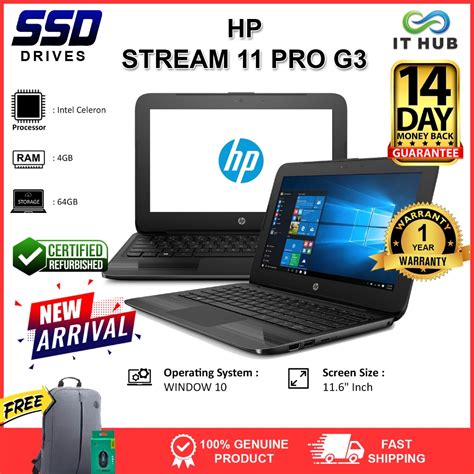 Hp Stream Pro G Notebook Pc With In Screen Intel Celeron N