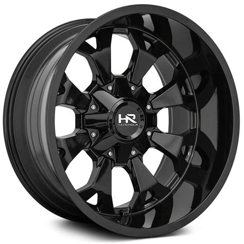 X Hardrock Offroad H Devastator Gloss Black Rev Wheels And Rims