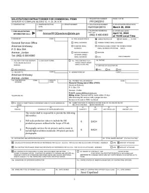 Fillable Online Solicitation Number R Issuance Date Fax