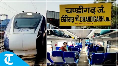 New Delhi Una Vande Bharat Express At Chandigarh Railway Station During