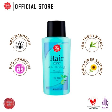 Jual Viva Hair Tonic Anti Dandruff Tea Tree Oil Ml Shopee Indonesia