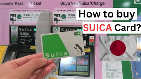 How To Buy Suica Card In Japan Youtube