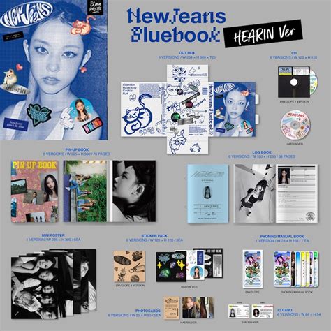 Newjeans St Ep Album New Jeans Blue Book Etsy